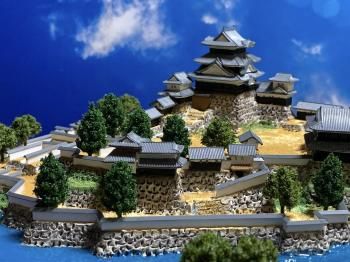 ジオラマ城 日本100名城 ジオラマ模型 在りし日のお城を復元します。