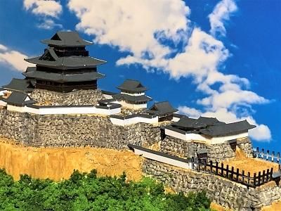 続日本100名城 ジオラマ模型 在りし日のお城を復元します。