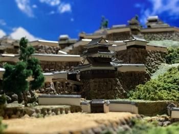 日本100名城 ジオラマ模型 在りし日のお城を復元します。