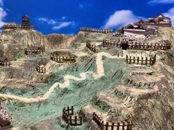 日本100名城 ジオラマ模型 在りし日のお城を復元します。