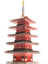 日本の神社・お寺のジオラマ模型 完成品