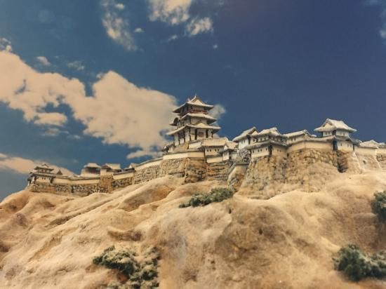 日本100名城 ジオラマ模型 在りし日のお城を復元します。