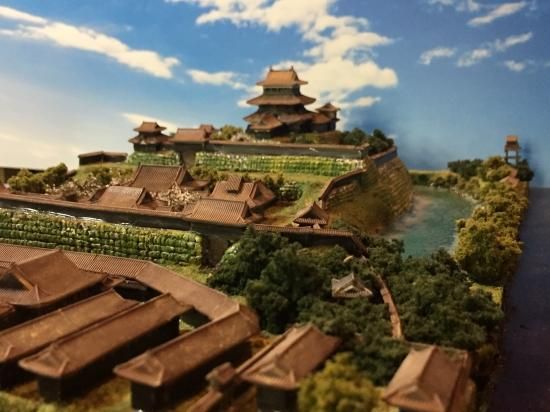 続日本100名城 ジオラマ模型 在りし日のお城を復元します。