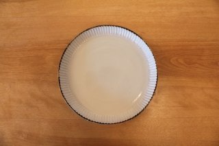 丸平皿 L（ホワイト）