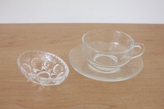 アデリア　カップ＆ソーサー+豆皿セット