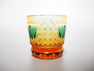 緑アンバーオールドグラス「Fuji3」