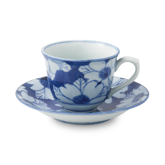 花濃 百合型ｺｰﾋｰ碗皿 有田焼 ありたやき の専門通販 Realita Ceramics Store リアリタ 公式サイト
