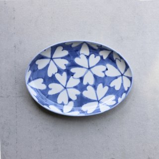 花紋 “２７cm楕円皿”