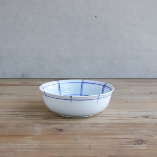 染付格子 “鉢”
