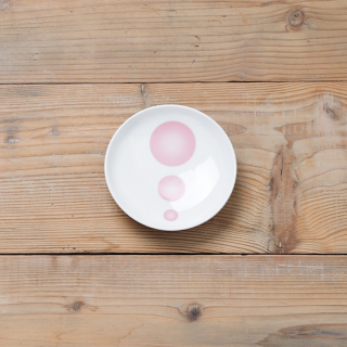 ピンク水玉 “小皿”