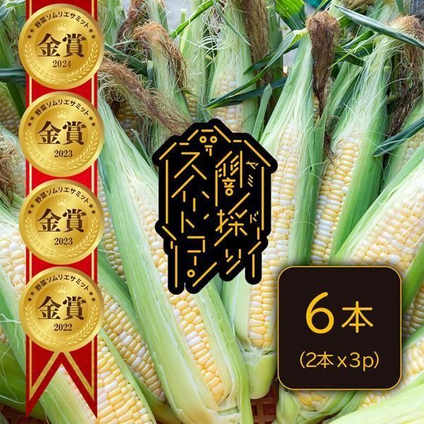 闇採りスイートコーン（6本入り／送料無料） | peakfarm（ピーク