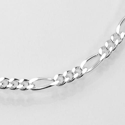 a1037-24-55 フィガロチェーンネックレスシルバー925幅2.4mm