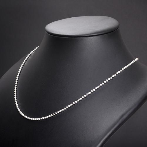 silver501 シルバー 925 カット チェーン ネックレス 50cm シルバー925素材 太幅 ネックレス 925 チェーンネックレス 50cm