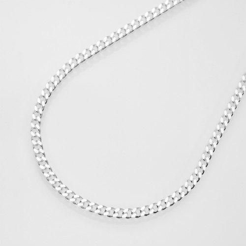 ファッション通販 安い 特注品】喜平チェーンネックレスシルバー925幅2.8ミリ全長70cm+ 装身具