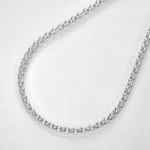 ロールチェーン シルバー925 ネックレス 2.7mm 55cm