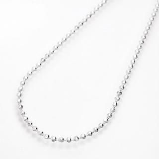a1038-25-50 カットボールチェーンネックレスシルバー925幅2.5