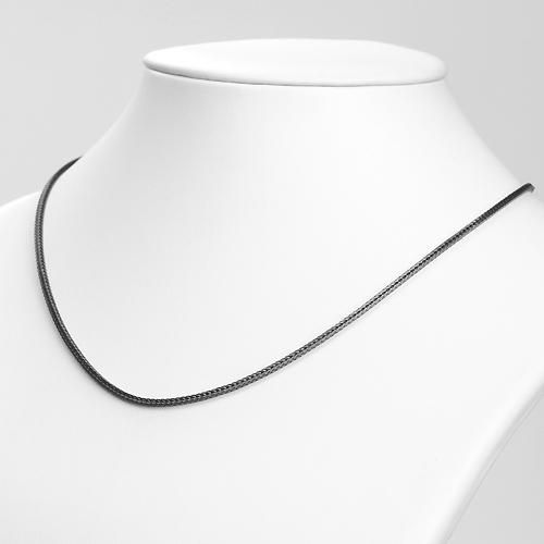 90年代 フォックステールチェーン 刻印925 シルバーアクセサリー シルバー925 フォックステールチェーン ネックレス 幅2mm