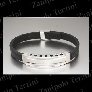 a1471-BK Zanipolo Terzini ザニポロ タルツィーニ ブレスレット(ブラックステッチ)