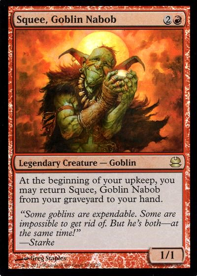 ご検討よろしくお願いしますゴブリンの太守スクイー/Squee, Goblin Nabob Foil