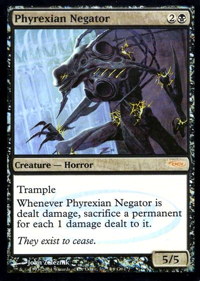 (FOIL)ファイレクシアの抹殺者/Phyrexian Negator(ジャッジ褒章)(英語) - カードショップりみ研