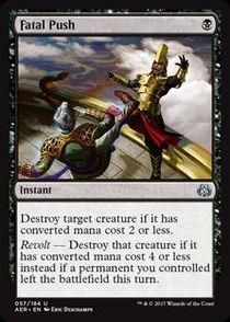 Foil 致命的な一押し Fatal Push Aer 英語 状態ex カードショップりみ研 Foil 致命的な一押し Fatal Push Aer 英語 状態ex カードショップりみ研