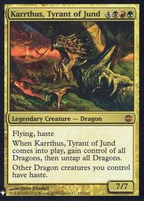 FOIL)ジャンドの暴君、カーサス/Karrthus, Tyrant of Jund(MB1)(英語 