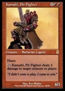ピット・ファイター、カマール/Kamahl, Pit Fighter(ODY)(英語