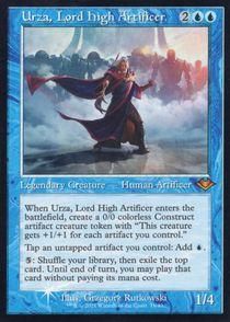 FOIL)(旧枠)最高工匠卿、ウルザ/Urza, Lord High Artificer(MH1