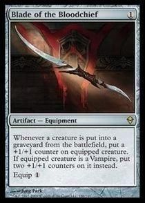 血の長の刃/Blade of the Bloodchief 英語版3枚セット FOIL)血の長の刃/Blade of the Bloodchief(ZEN)(英語) - カード