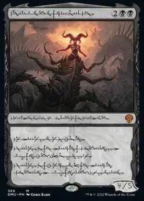 黙示録、シェオルドレッド　DMUファイレクシア語foil FOIL)黙示録、シェオルドレッド/Sheoldred, the Apocalypse(DMU