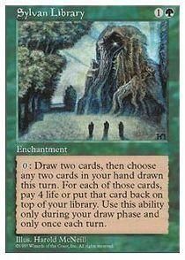 森の知恵/Sylvan Library(5ED)(英語)※状態EX - カードショップりみ研