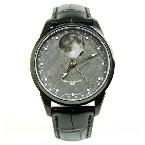 シャウボーグ グランド パーペチュアルムーン メテオライト MOON-METEORITE-PVD 腕時計 メンズ SCHAUMBURG GRAND  PERPETUAL - IDEAL