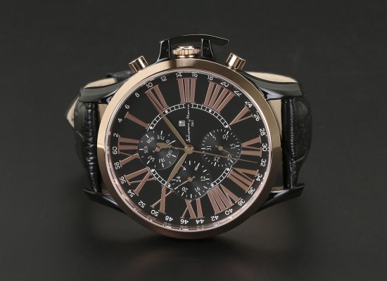 サルバトーレマーラ SM14123-PGBK 腕時計 メンズ Salvatore Marra - IDEAL