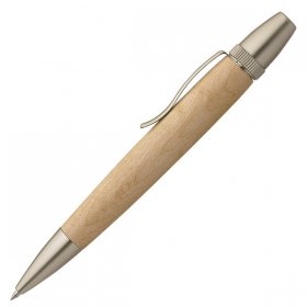 Wood Pen（銘木ﾎﾞｰﾙﾍﾟﾝ）板屋楓/メープルウッド　ちじみ杢　SP15201 ボールペン fstyle 時計取り扱い