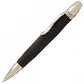 Wood Pen（銘木ﾎﾞｰﾙﾍﾟﾝ）黒檀/こくたん 三大銘木　SP15205 ボールペン fstyle 時計取り扱い