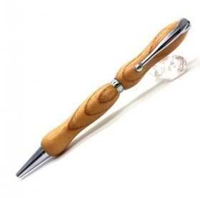 Wood Pen　8color（銘木ﾎﾞｰﾙﾍﾟﾝ）欅/けやき　TWD1601 ボールペン fstyle 時計取り扱い