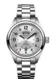 即納可能!  ハミルトン Hamilton 腕時計 H70505153 カーキ フィールド デイデイト 自動巻 メタルブレス