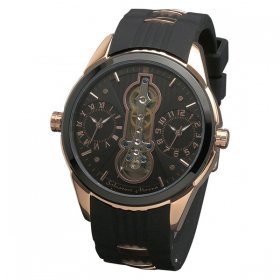 サルバトーレマーラ SM18113-PGBK 腕時計 メンズ  Salvatore Marra ツインテンプ ゴールド 