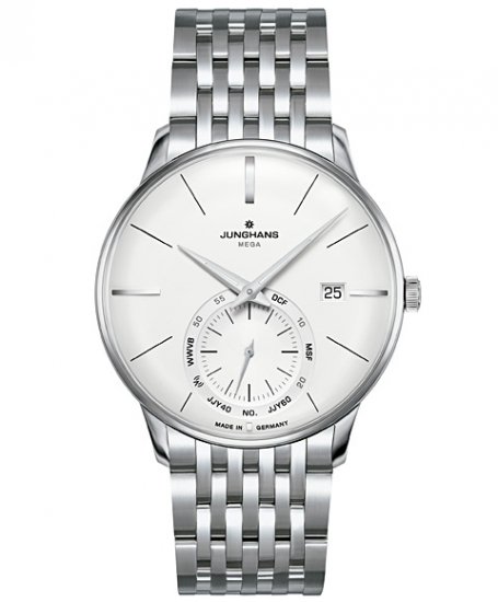 ユンハンス マイスター メガ スモール セコンド 058 4900 46 腕時計 電波時計 メンズ JUNGHANS Meister MEGA  058/4900.46 メタルベルト - IDEAL