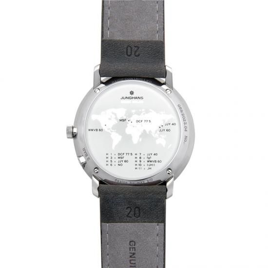 ユンハンス マックスビル メガソーラー 059 2023 02 電波時計 腕時計