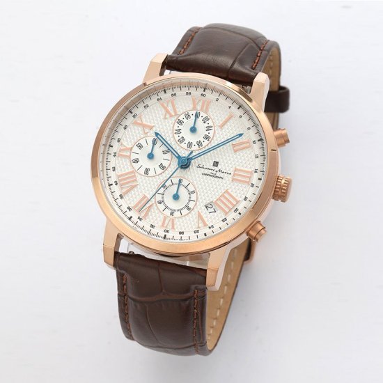 サルバトーレマーラ SM22103-PGWH 腕時計 メンズ Salvatore Marra