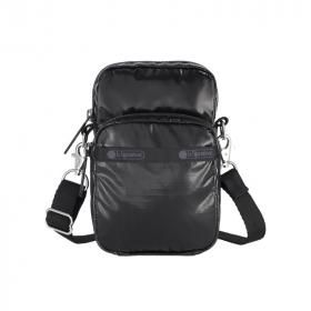쥹ݡȥå ߥ ե Хå 1301-M135 BLACK SHINE Хå Lesportsac MINI PHONE BAG ǥ  ˥å  