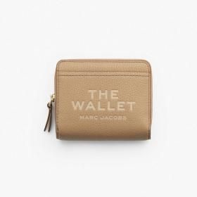 マークジェイコブス ザ レザー コンパクト ウォレット ミニ 2R3SMP044S10 230/CAMEL 二つ折り財布 MARC JACOBS  レディース 牛革 ロゴ