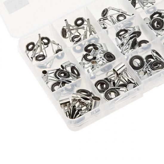 オルルド釣具】ステンレスガイドセット 75個入り 収納用タックルケース