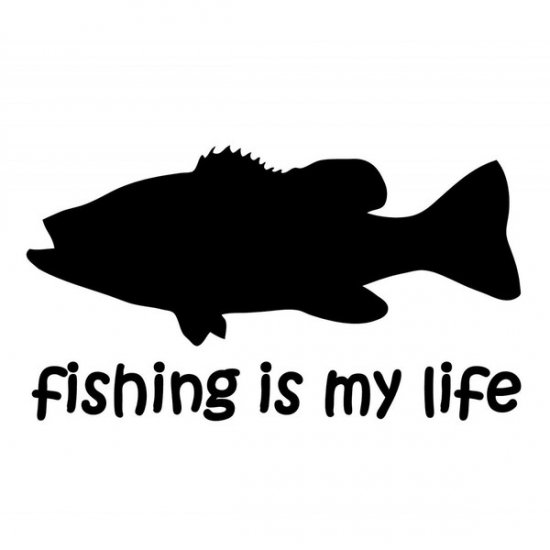 オルルド釣具】フィッシングステッカー 「 fishing is my life （訳：釣りは我が人生！）」 15×8.5cm｜Fishing  Japan by SIB - フィッシングジャパン（公式 直営店）