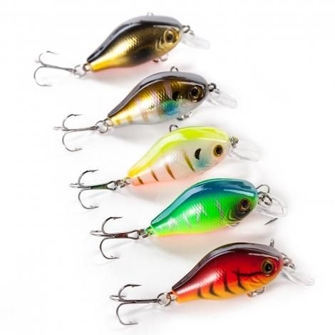 クランクベイト 12個セット 多色 オルルド釣具】クランクルドA 5色セット｜Fishing Japan by SIB