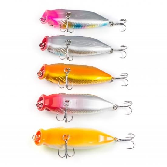 オルルド釣具】ポッパー 5色セット（Bカラー）｜Fishing Japan