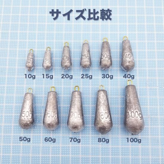 オルルド釣具】ナス型おもり｜Fishing Japan by SIB