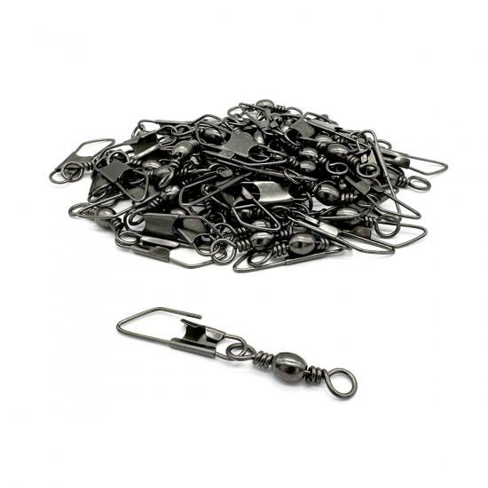 オルルド釣具】スナップ付きタル型サルカン 50個セット｜Fishing