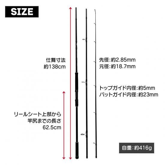 オルルド釣具】ロングキャスルド 13ft XXXH|Fishing Japan by オルルド釣具】ロングキャスルド 13ft XXXH|Fishing Japan by
